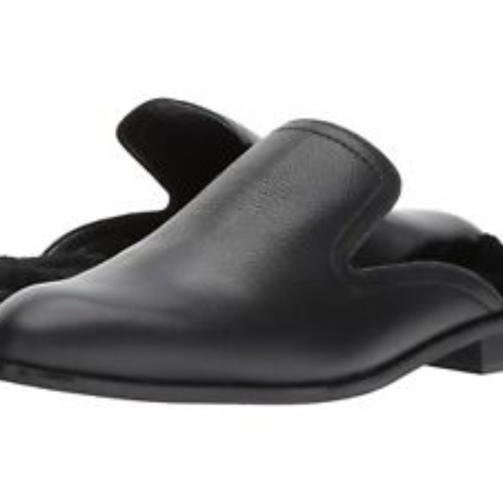 1.STATE Leather Slip-On With Dyed Rabbit Fur - Picture 2 of 6